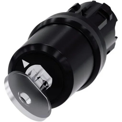 Siemens SIRIUS ACT 3SU10 2-position Key Switch Head, Latching, 22mm Cutout - 3SU1000-5HF11-0AA0 product image