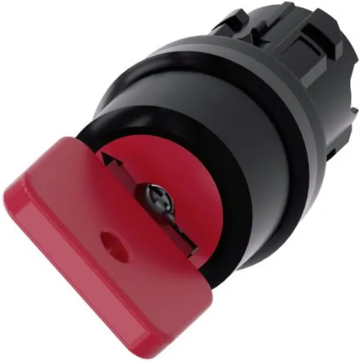 Siemens SIRIUS ACT 3SU10 2-position Key Switch Head, Latching, 22mm Cutout - 3SU1000-4FF01-0AA0 product image