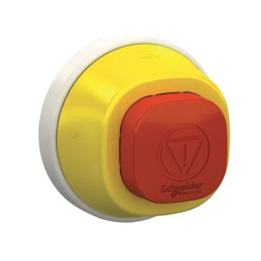 Schneider Electric ZB5 Series, Twist Release, Emergency Stop Push Button Head - ZB5AS84W2B product image