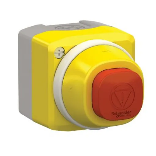Schneider Electric XALK Series Twist Release Illuminated Emergency Stop Push Button, Surface Mount, SPDT - XALK84W3BE product image