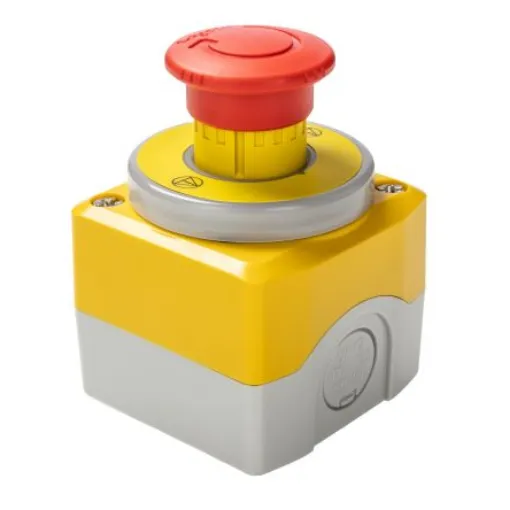 Schneider Electric XALK Series Twist Release Illuminated Emergency Stop Push Button, Surface Mount, 1NO + 2NC - XALK178W3B140G product image