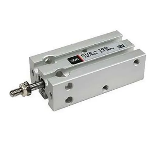 SMC Pneumatic Piston Rod Cylinder - 25mm Bore, 100mm Stroke, CU Series, Double Acting - CDU25-100D product image