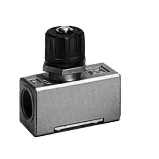SMC AS Series Threaded Flow Regulator, R 1/2 Male Inlet Port x R 1/2 Male Outlet Port - AS4000-04 product image