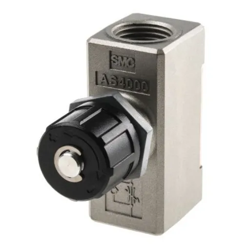 SMC AS Series Threaded Flow Regulator, G 1/2 Female Inlet Port x G 1/2 Female Outlet Port - EAS4000-F04 product image