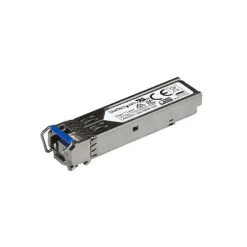 StarTech.com Juniper Compatible LC Single Mode Transceiver Module, Full Duplex - SFPGE10KT4R3 product image