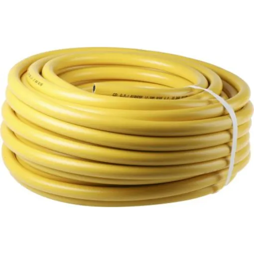 RS PRO TPE, Hose Pipe, 12.5mm ID, 22mm OD, Black, Yellow, 30m - 1978544 product image