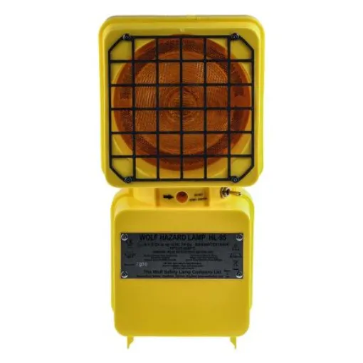 Wolf Safety HL95 Series Amber Steady Beacon, 5.6 V dc, Portable Mount, LED Bulb - HL-95 product image