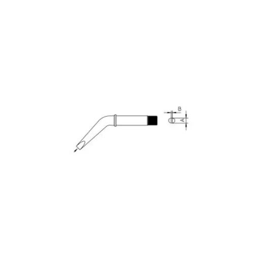 Weller CT2 EX8 (425°C) 7 mm Bent Screwdriver Soldering Iron Tip for use with W201 - T0054250899N product image