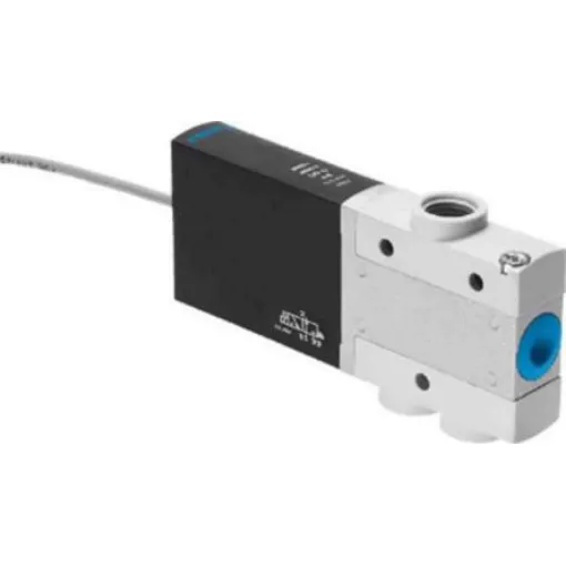 Festo 3/2 Closed, Monostable Solenoid Valve - Electrical G 1/4 MHE4 Series, 525188 - MHE4-M1H-3/2G-1/4-K product image