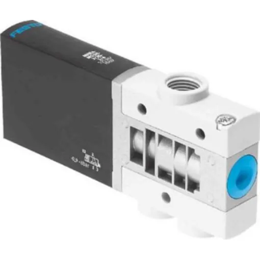 Festo 3/2 Closed, Monostable Solenoid Valve - Electrical G 1/4 MHE4 Series, 525206 - MHE4-M1H-3/2O-1/4 product image