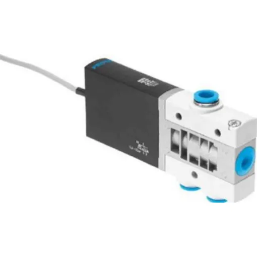 Festo 3/2 Closed, Monostable Solenoid Valve - Electrical MHE4 Series, 525193 - MHE4-MS1H-3/2G-QS-8-K product image