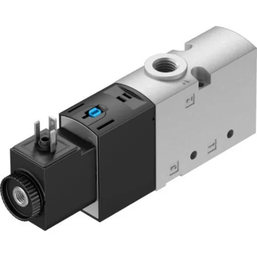 Festo 3/2 Closed, Monostable Solenoid Valve - Electrical G 1/8 VUVS Series 24V dc, 575269 - VUVS-L20-M32C-AD-G18-F7-1C1 product image