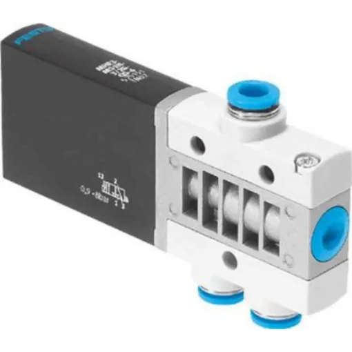 Festo 3/2 Closed, Monostable Solenoid Valve - Electrical MHE3 Series, 525151 - MHE3-MS1H-3/2G-QS-6 product image