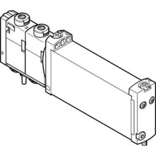 Festo 2x3/2 Closed, Monostable Solenoid Valve - Electrical VUVG Series, 573478 - VUVG-B14-T32H-AZT-F-1T1L product image