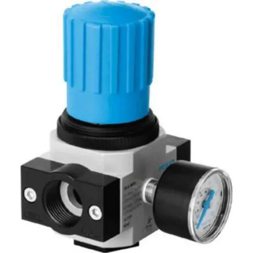 Festo G 1/2 Pneumatic Regulator - 0.5bar to 12bar, 16bar max. input, 159581 - LR-1/2-D-MIDI product image