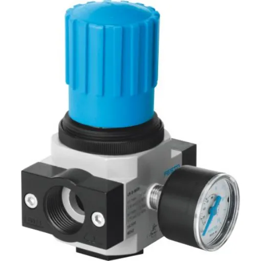 Festo G 1/4 Pneumatic Regulator - 0.5bar to 7bar, 1/4 in, 16bar max. input, 162583 - LR-1/4-D-7-MINI product image