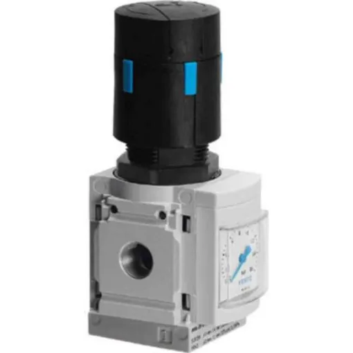 Festo G 1/2 Pneumatic Regulator - 0.3bar to 7bar, 20bar max. input, 530328 - MS6-LRB-1/2-D6-AS product image