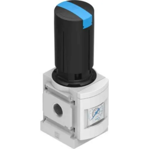 Festo G 1/2 Pneumatic Regulator - 0.3bar to 4bar, 1/2 in, 20bar max. input, 529989 - MS6-LR-1/2-D5-AS product image