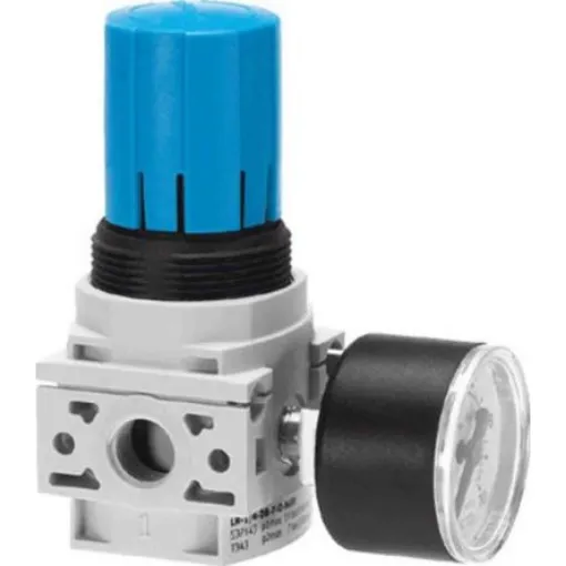 Festo G 1/4 Pneumatic Regulator - 0.5bar to 7bar, 1/4 in, 10bar max. input, 539682 - LR-1/4-DB-7-MINI product image