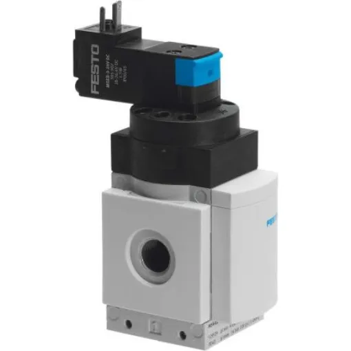 Festo 2/2 Pneumatic Manual Control Valve MS Series, G 1/4, 1/4, 542558 - MS4-DE-1/4-10V24 product image