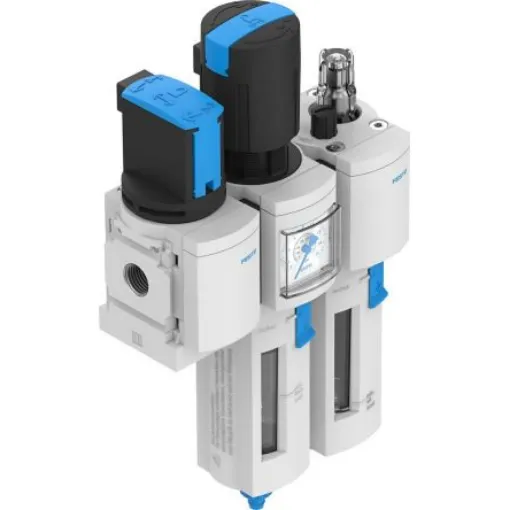 Festo G 1/4 FRL, Manual Drain, 40µm Filtration Size - MSB4-1/4:C3J1M1-WP product image