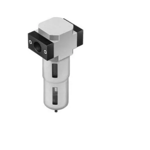 Festo D series 5µm G 3/8 Pneumatic Filter 1100L/min max with Manual drain - LF-3/8-D-5M-MINI product image