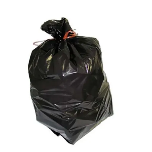 TAP France Black Low Density Polyethylene Bin Bag, 110L Capacity, 35 µ Thickness, 200 per Package - 03287 product image