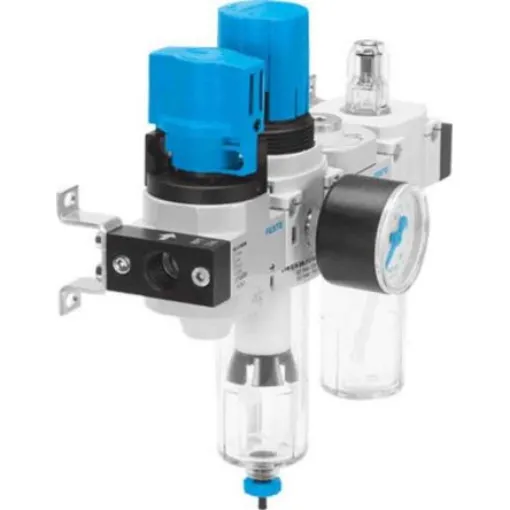 Festo D Filter Regulator, 40µm, G 1/4, Automatic, 185818 - FRC-1/4-D-MINI-KC-A product image