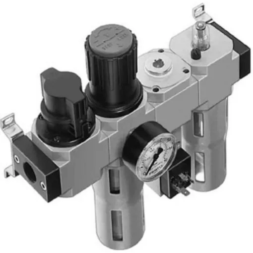 Festo D Filter Regulator, 40µm, G 1/4, Manual, 185819 - FRC-1/4-D-MIDI-KC product image