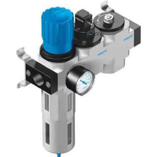 Festo D Filter Regulator, 40µm, G 1/4, Automatic, 185748 - LFR-1/4-D-MIDI-KD-A product image