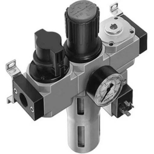Festo D Filter Regulator, 40µm, G 1/4, Automatic, 185772 - LFR-1/4-D-MIDI-KF-A product image