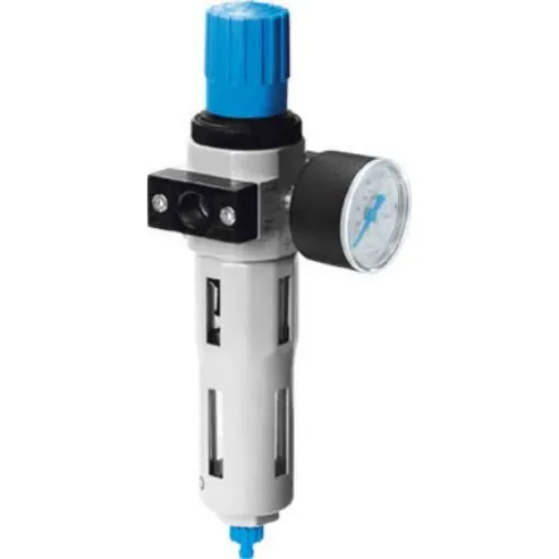 Festo D Filter Regulator, 40µm, G 1/4, Automatic, 7 bar, 186488 - LFR-1/4-D-7-MIDI-A product image