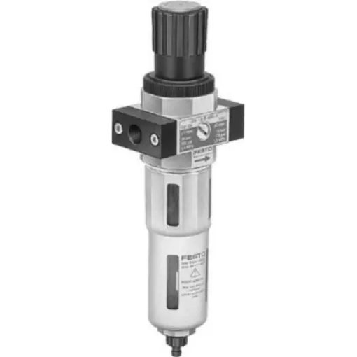 Festo D Filter Regulator, 40µm, G 1/8, Automatic, 12 bar, 162694 - LFR-1/8-D-O-MINI-A product image