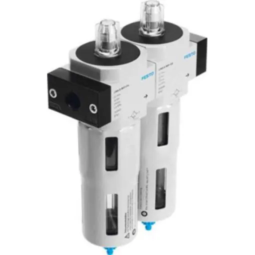 Festo D series 0.01µm G 1/4 Pneumatic Filter with Manual drain - LFMBA-1/4-D-MINI-DA product image
