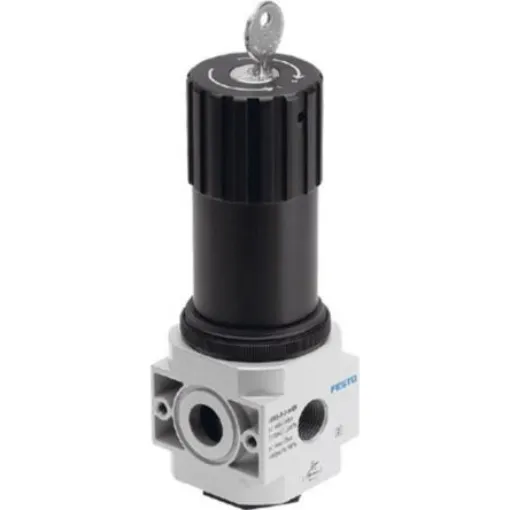 Festo G 1/4 Pneumatic Regulator - 0.5bar to 7bar, 16bar max. input, 194683 - LRBS-D-7-O-MINI product image