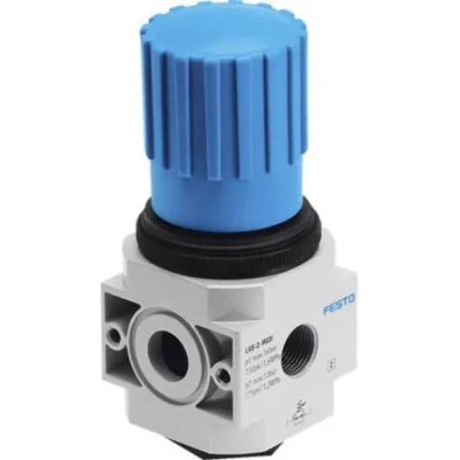 Festo G 1/4 Pneumatic Regulator - 0.5bar to 7bar, 16bar max. input, 197534 - LRB-D-7-O-MINI product image
