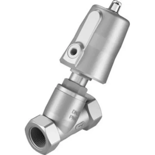 Festo Angle Seat type Pneumatic Actuated Valve, G 1/8in to NPT 1in, 10 bar - VZXF-L-M22C-M-B-N1-240-M1-V4B2T-50-10 product image