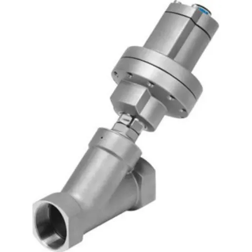 Festo Angle Seat type Pneumatic Actuated Valve, G 1/8in to NPT 1-1/4in, 25 bar - VZXA-B-TS7-1 1/4"-M2-V14T-25-M-90-26-V4 product image