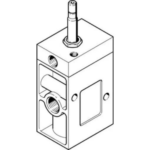 Festo 3/2 Closed, Monostable Pneumatic Solenoid/Pilot-Operated Control Valve - Electrical G 1/2, G 1/8 MCH Series, 7983 - MCH-3-1/2-S product image