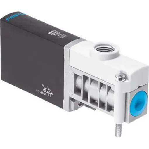 Festo 3/2 Closed, Monostable Pneumatic Solenoid/Pilot-Operated Control Valve - Electrical MHP4 Series, 525179 - MHP4-MS1H-3/2G-1/4 product image