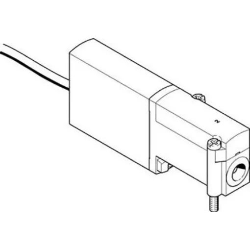 Festo 3/2 Closed, Monostable Pneumatic Solenoid/Pilot-Operated Control Valve - Electrical MHA4 Series, 525177 - MHA4-MS1H-3/2G-4-K product image