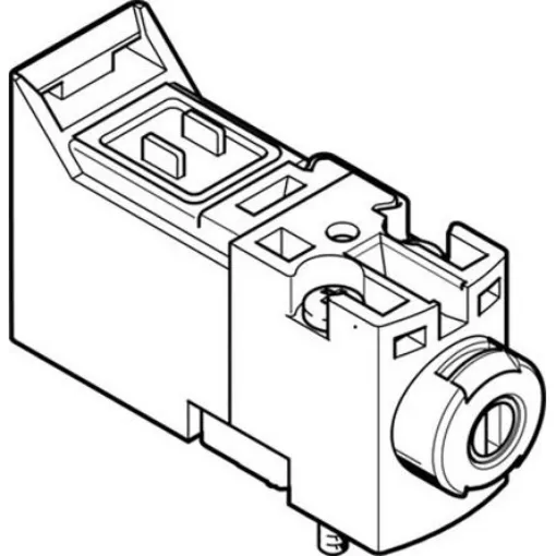 Festo 3/2 Closed, Monostable Pneumatic Solenoid/Pilot-Operated Control Valve - Electrical MHA1 Series, 8025226 - MHA1-M1AR-3/2G-0,6-P3 product image