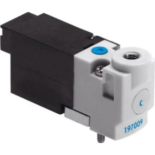 Festo 3/2 Closed, Monostable Pneumatic Solenoid/Pilot-Operated Control Valve - Electrical MHP1 Series, 197011 - MHP1-M1H-3/2G-M3-HC product image