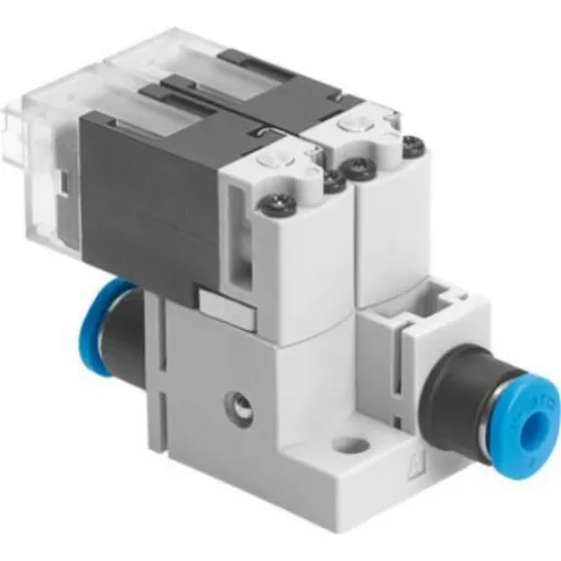 Festo 2x2/2 Closed, Monostable Pneumatic Solenoid/Pilot-Operated Control Valve - Electrical MHA1 Series, 560372 - MHA1-2X2/2G-1,5-4-4-3 product image