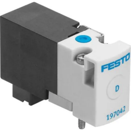 Festo 3/2 Closed, Monostable Pneumatic Solenoid/Pilot-Operated Control Valve - Electrical MHA1 Series, 197008 - MHA1-M1H-3/2G-0,6-PI product image