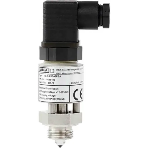 WIKA OLS-C05 Series Electro Optic Level Sensor, PNP Output, Panel Mount, Stainless Steel Body - 14241092 product image