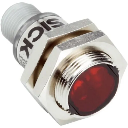 SICK Retroreflective Photoelectric Sensor, Barrel Sensor, 7.2 m Detection Range - GRL18S-P2331 product image