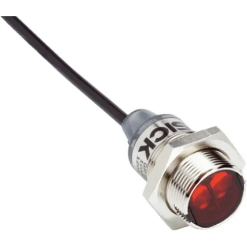 SICK Retroreflective Photoelectric Sensor, Barrel Sensor, 7.2 m Detection Range - GRL18S-P1331 product image