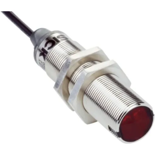 SICK Retroreflective Photoelectric Sensor, Barrel Sensor, 7.2 m Detection Range - GRL18-P1132 product image
