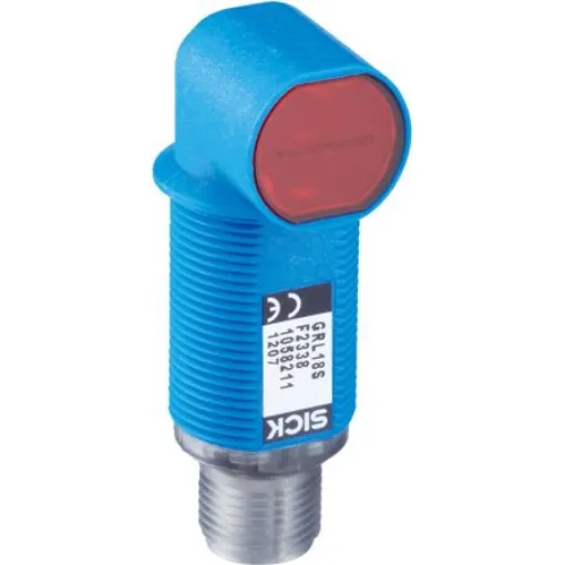 SICK Retroreflective Photoelectric Sensor, Barrel Sensor, 7.2 m Detection Range - GRL18S-K2438 product image